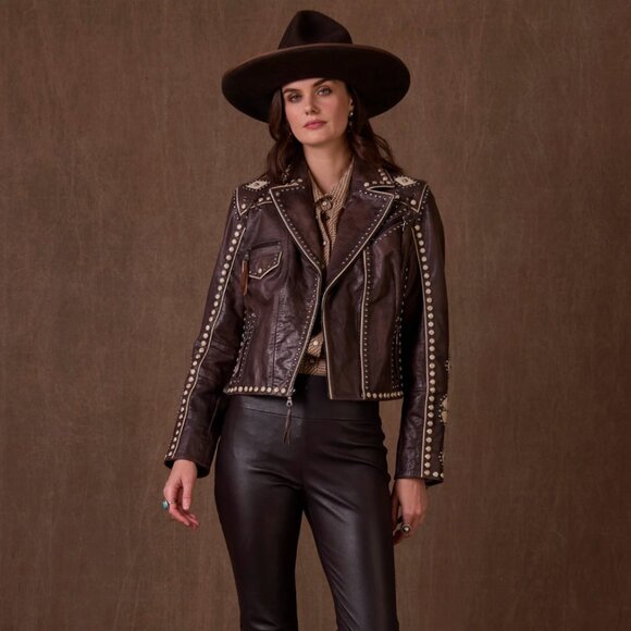 Double D Ranch Behren's Biker Jacket - Picture 2 of 3